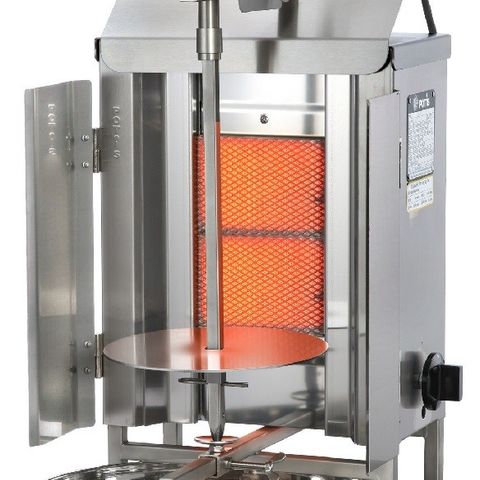 Kebab maskin POTIS-GD1 med gass, 32x33x60,5 - LPG eller Natural