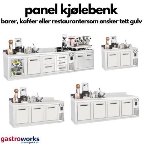 Panel kjølebenk for barer, kaféer eller restaurant fra Gastroworks