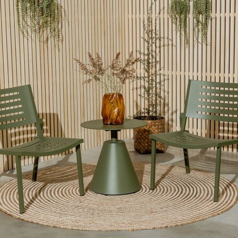 Legato urbangrønt sett - 2 stoler+ bord