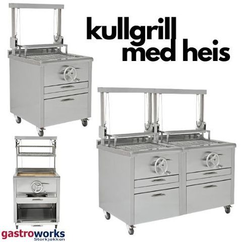 Kullgrill med heis fra Gastroworks