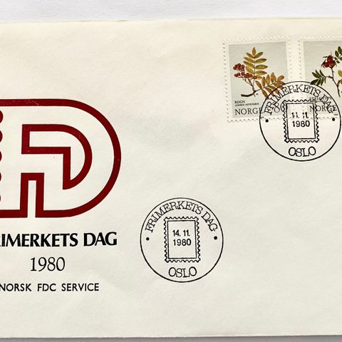 Norge 1980 Blomster IV FDC NK 873 - 874