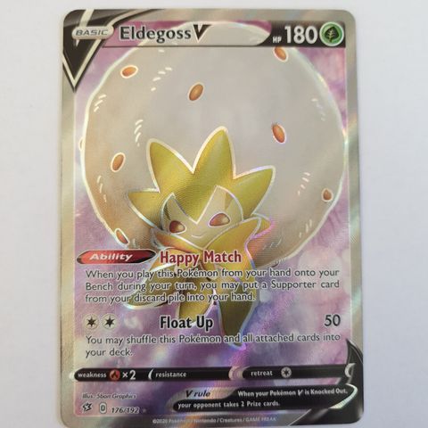 Pokemon TCG Eldegoss V Full Art Rebel Clash