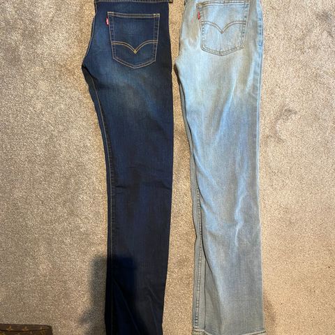 Levis jeans ubrukte str 16 år(tilsvarende 26-27/30)