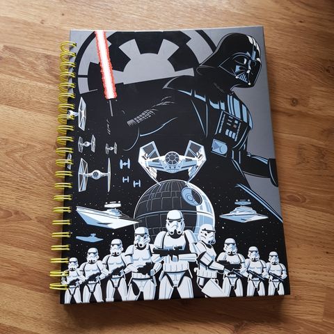 Darth Vader A4 notatbok, ubrukt, Star Wars, Stormtrooper