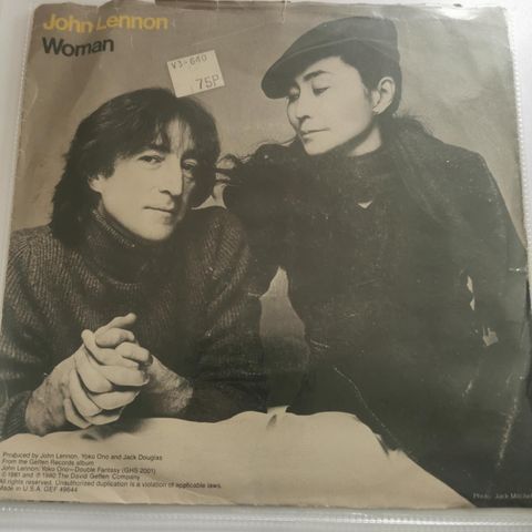 John Lennon/Yoko Ono - Woman/Beautiful Boys 7"