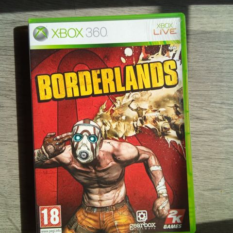 Xbox 360 Borderlands selges