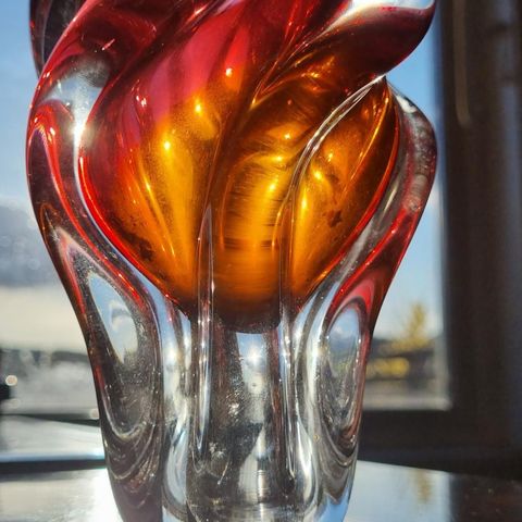 VAKKER glass vase 'Propell' fra Magnor Glassverk designerJosef Hospodka