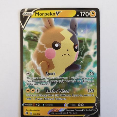 Pokemon TCG Morpeko V Shining Fates