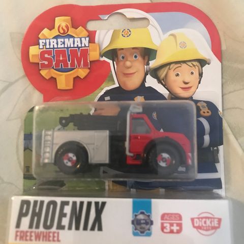 Fireman Sam Play Figure-Phoenix Brann bil