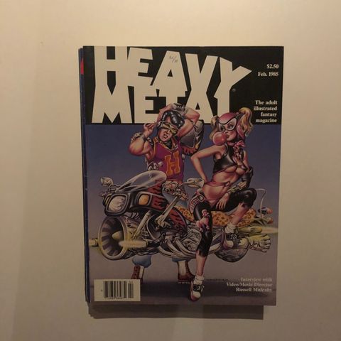 Heavymetal magazine1985 complete 12pcs.  399,-