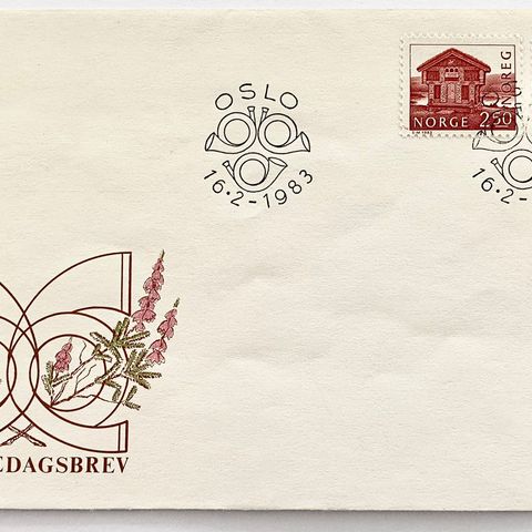 Norge 1983 FDC Byggverk V NK 924 - 925