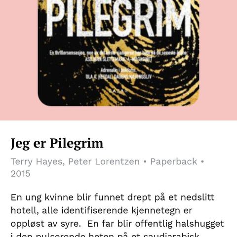 Jeg er pilegrim