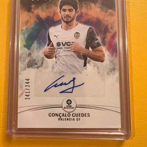 Goncalo Guedes autograf fotballkort /244