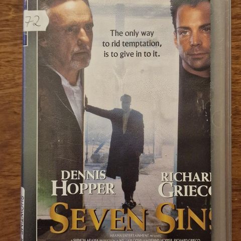 Seven Sins (1998) VHS Film