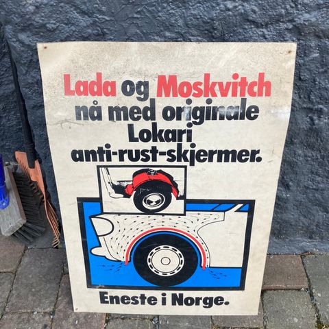 Lada og Moskvitch plakat