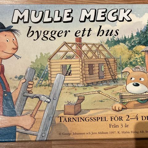 Mulle Meck bygger ett hus (1997, svensk).