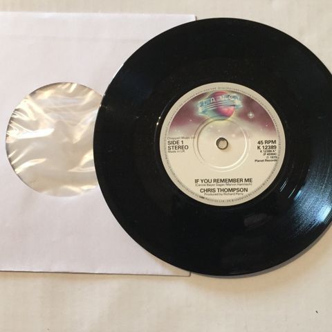 CHRIS THOMPSON / IF YOU REMEMBER ME / 7" VINYL SINGLE