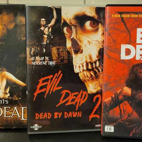 Evil dead (Sam Raimi) 3 filmer