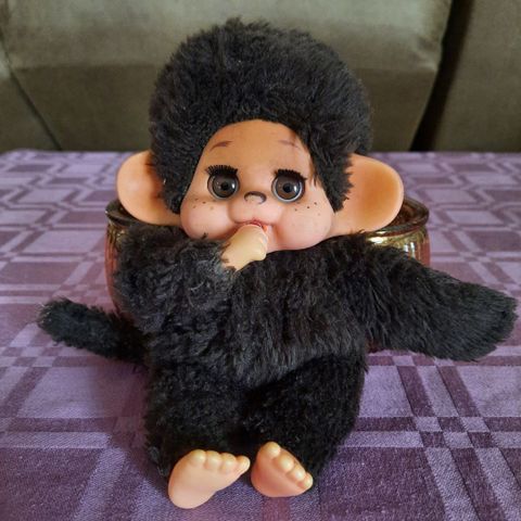 Monchhichi Bamse med blunkeøyne 20 cm - Sender gjerne!