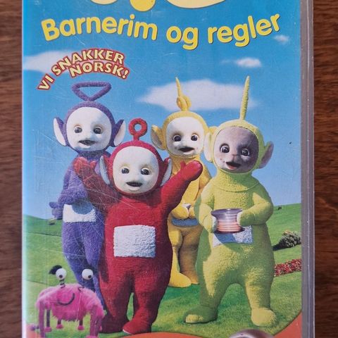 Teletubbies Barnerim og Regler (1997) VHS Film