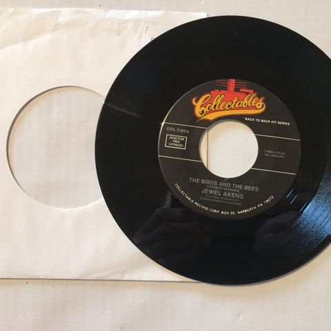 JEWEL AKENS / THE BIRDS AND THE BEES - 7" VINYL SINGLE