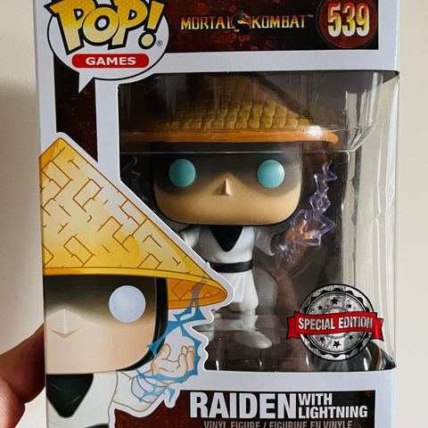 Funko Pop! Raiden with Lightning | Mortal Combat (539) Special Edition