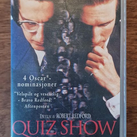Quiz Show (1994) VHS Film