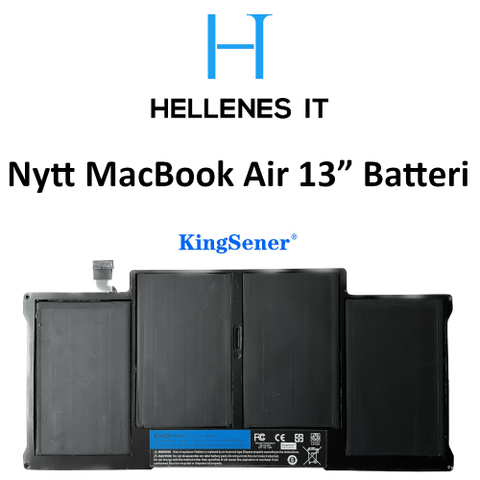 Nytt batteri til MacBook Air 13" A1466 2013-2017 modeller