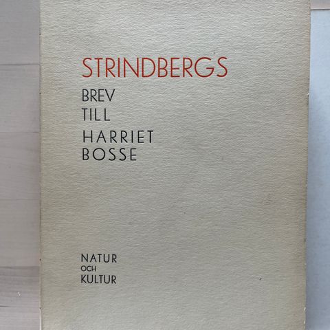 Strindbergs brev til Harriet Bosse