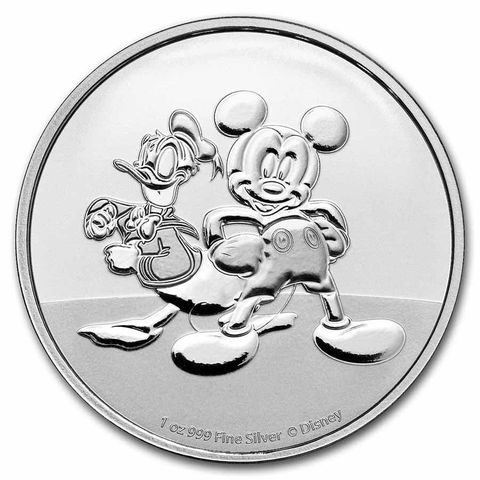 Niue 2023 MICKEY™ & DONALD™ - 1 OZ SØLV