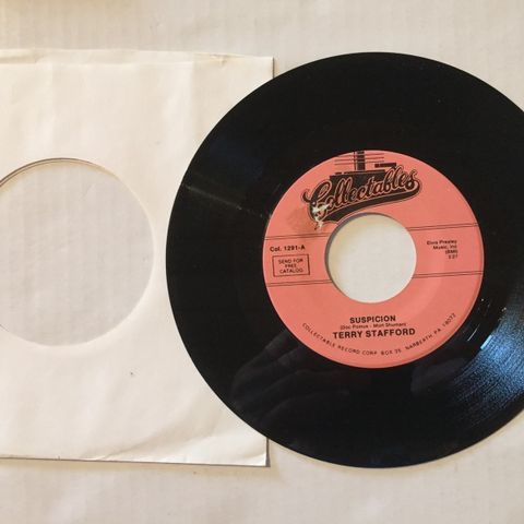 TERRY STAFFORD / SUSPICION - 7" VINYL SINGLE