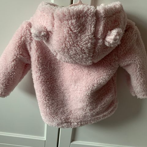 🐻🌸 Rosa Teddy jakke, name it, str 62