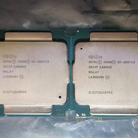 Intel Xeon E5-2697 v3 14C/28HT 2.6GHz (2 stk)