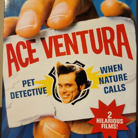 Ace Ventura samleboks med to filmer.