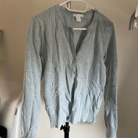 Blågrønn Cardigan/Jakke