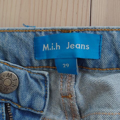 M.i.h jeans mid rise straight