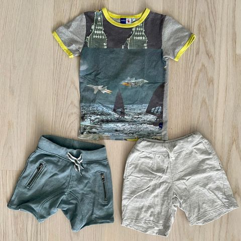 Liten pakke: Sommersett Molo: en T- skjorte og 2 shorts, gutt 110 /116