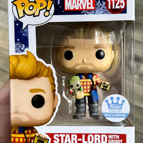 Funko Pop! Star-Lord w/ Groot | Guardians of the Galaxy Holiday Special (1125)