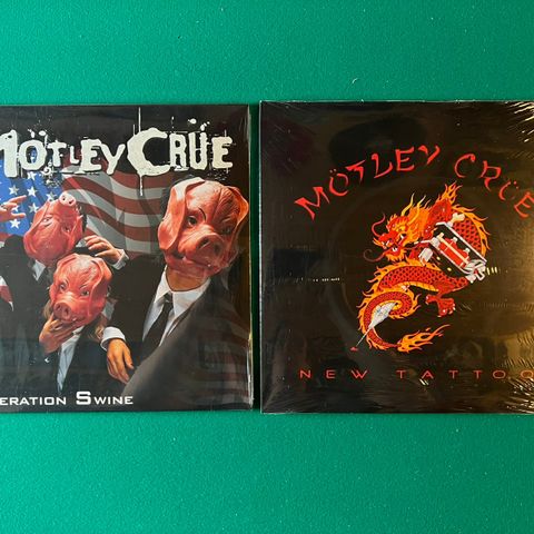 Motley Crue LP-plater selges