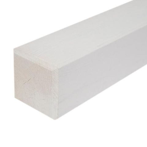 Stolpe 90 mm 190 cm – hvitmalt