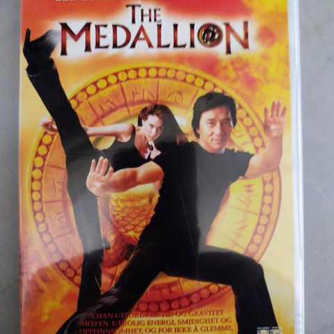Dvd. The Medallion. Jackie Chan. Action. Norsk tekst.