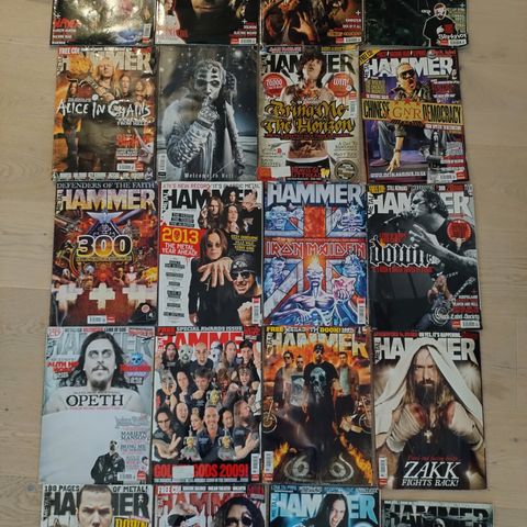 Metal Hammer magazine samling