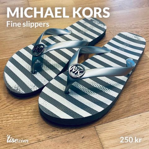 Michael Kors slippers - perfekt for sommeren!