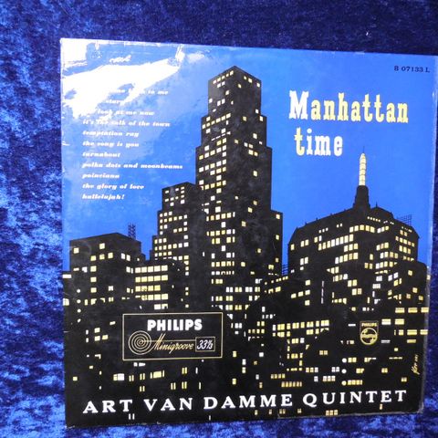 THE ART VAN DAMME QUINTET - MANHATTAN TIME - INSTR. JAZZ 1956 - JOHNNYROCK