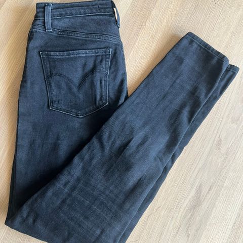 Levis bukse sort W25 L30