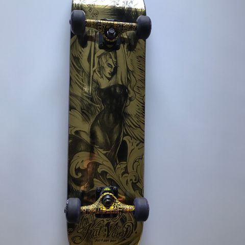 Bam Margera x Kat Von D Skateboard