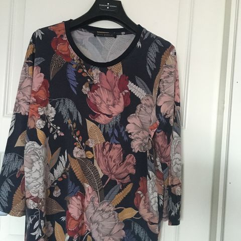 Betty Barclay topp XL (42), stretch jersey, fint mønster, cotton.