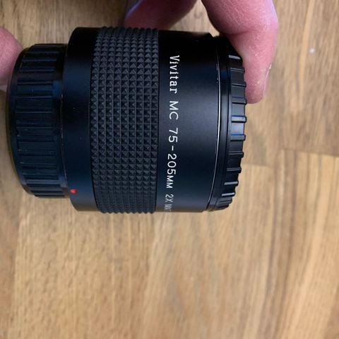 Vivitar MC 75-205mm 2 x Matched Multiplier  for PK Mount