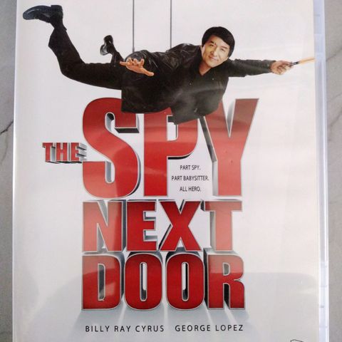 Dvd. The spy next door. Jackie Chan. Action komedie. Norsk tekst.