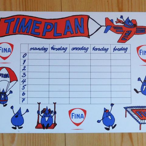 FINA TIMEPLAN